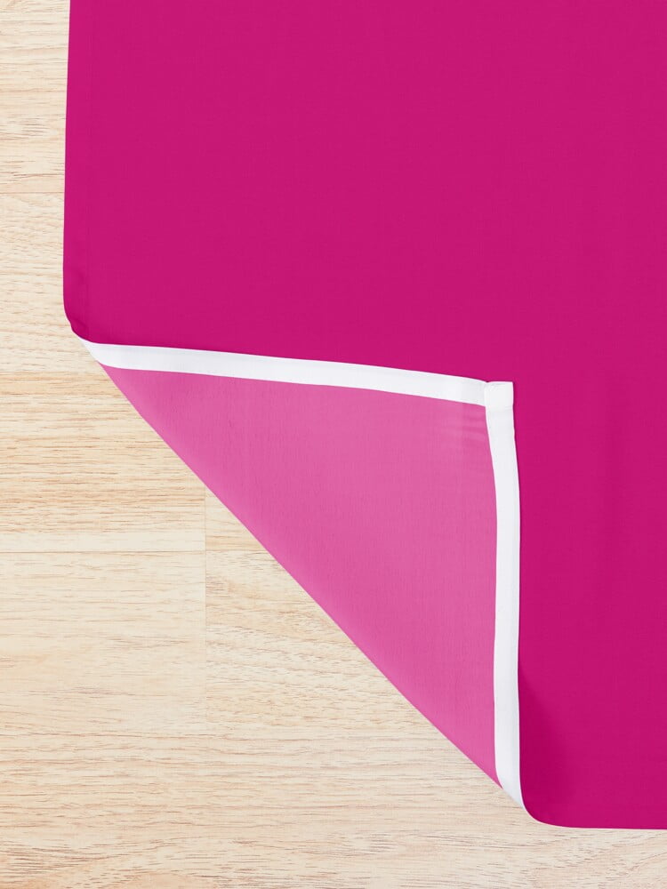 nice hot pink shower curtain